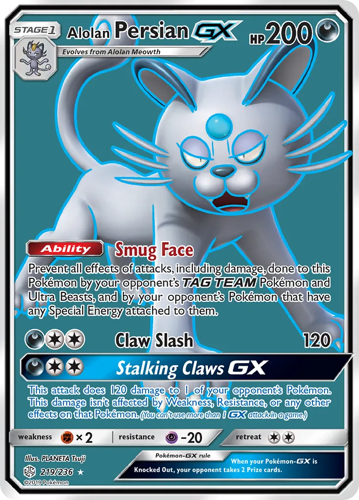 Alolan Persian-GX - Cosmic Eclipse