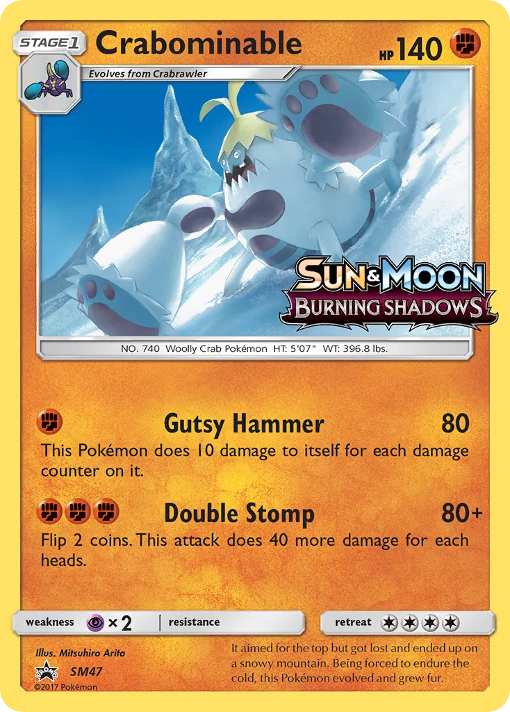 Crabominable - SM Black Star Promos