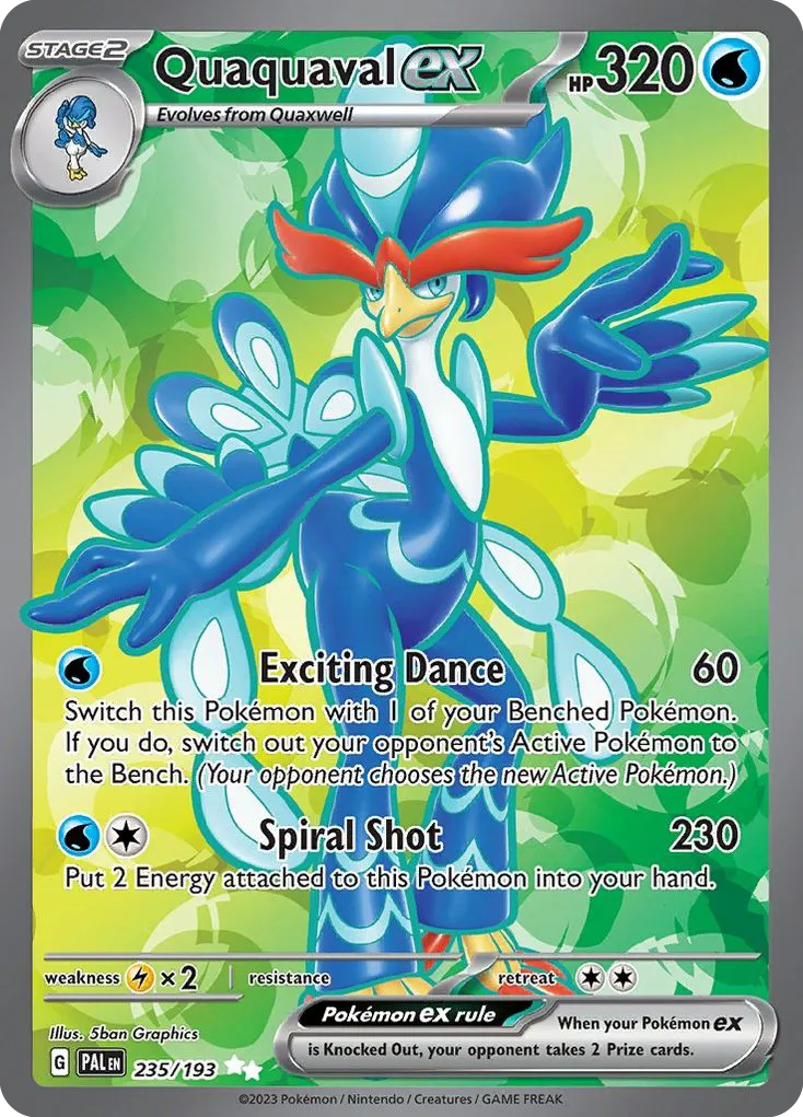 Quaquaval ex - Paldea Evolved