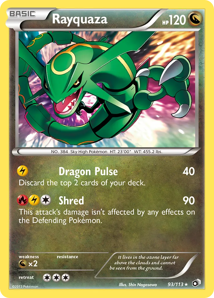 Rayquaza - Legendary Treasures