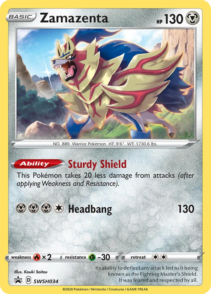 Zamazenta - SWSH Black Star Promos