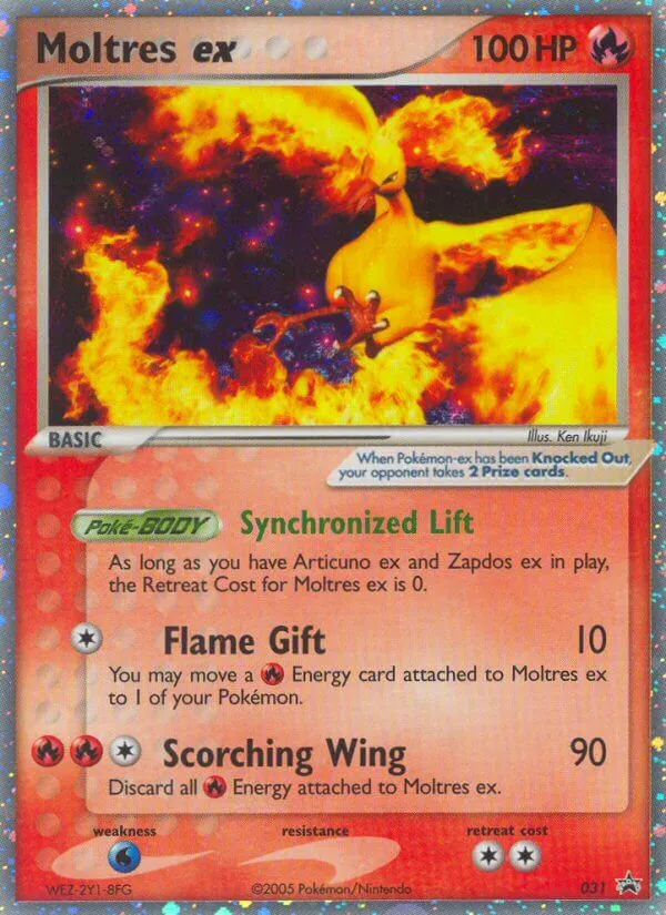 Moltres ex - Nintendo Black Star Promos