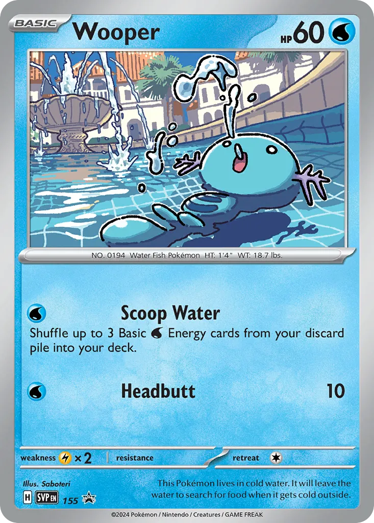 Wooper - Scarlet & Violet Black Star Promos