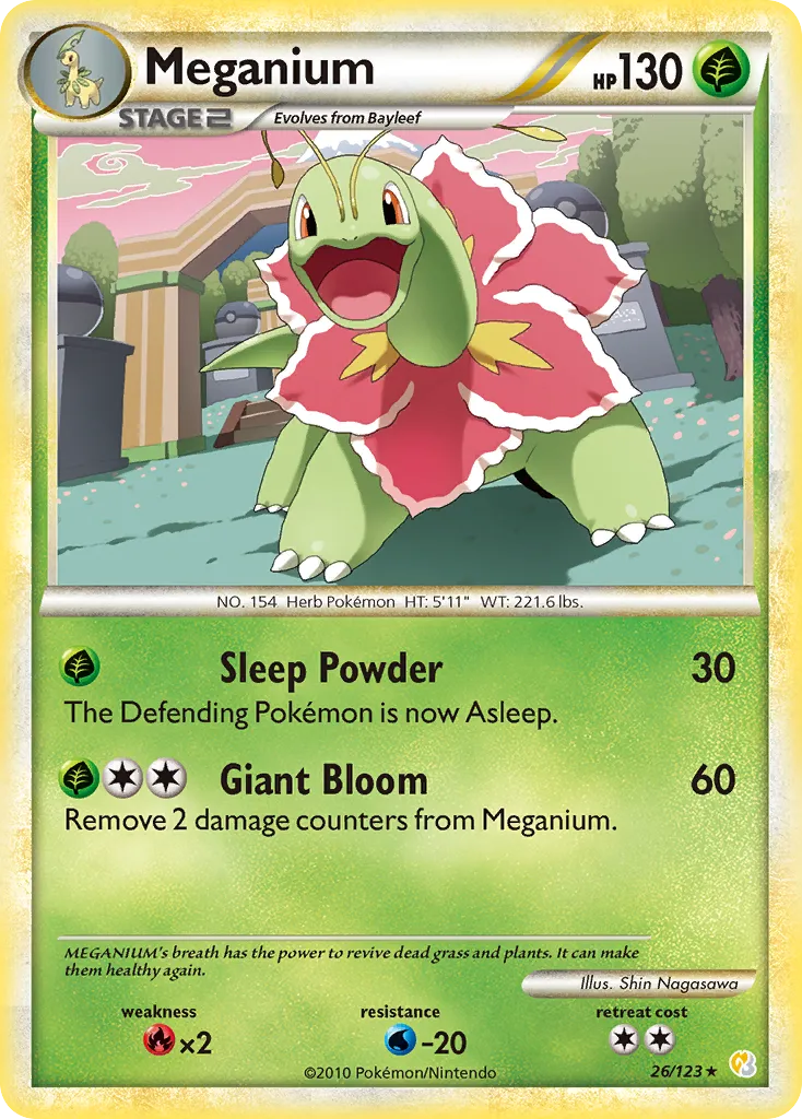 Meganium - HeartGold & SoulSilver