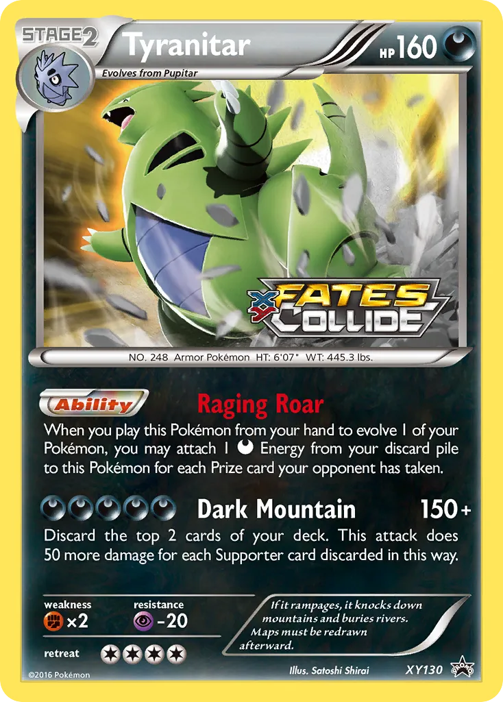 Tyranitar - XY Black Star Promos