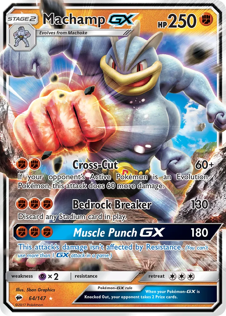 Machamp-GX - Burning Shadows