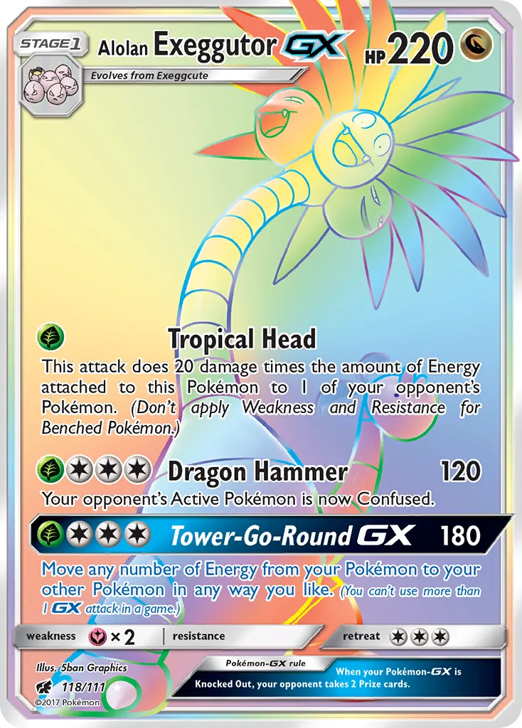 Alolan Exeggutor-GX - Crimson Invasion