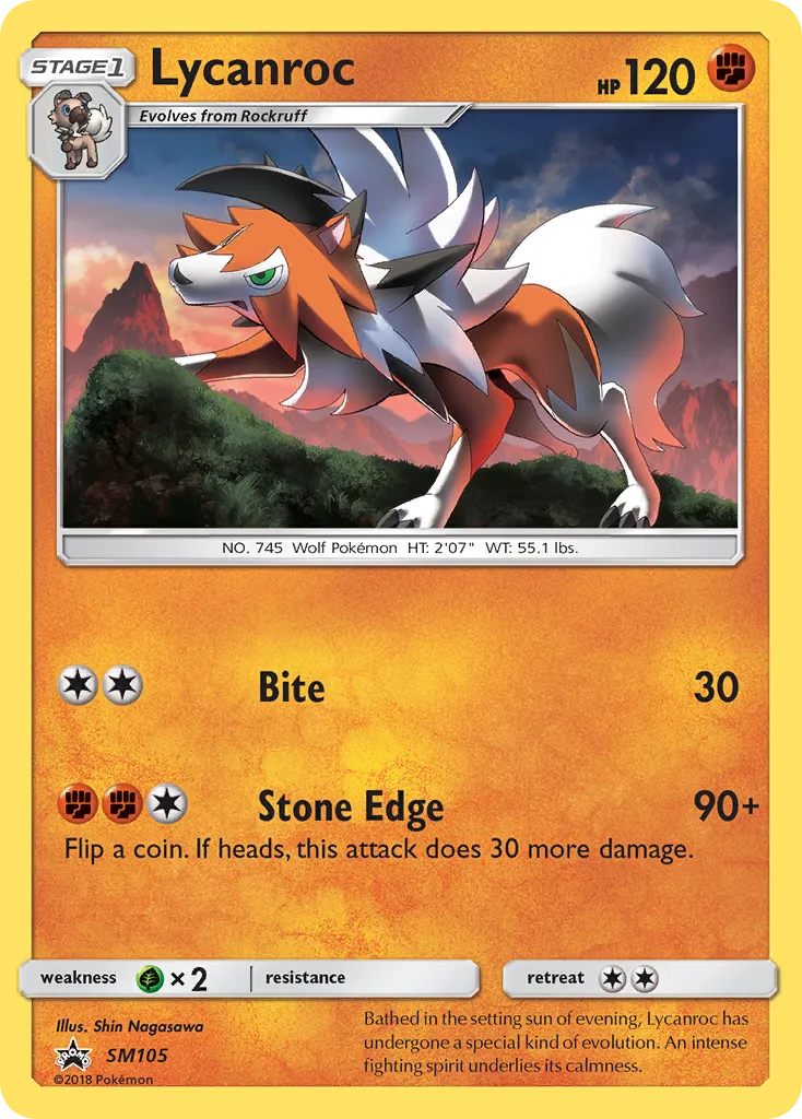 Lycanroc - SM Black Star Promos