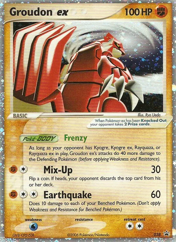 Groudon ex - Nintendo Black Star Promos
