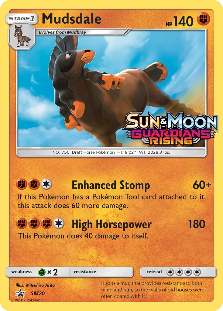 Mudsdale - SM Black Star Promos