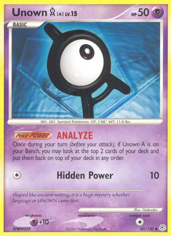 Unown [A] - Diamond & Pearl