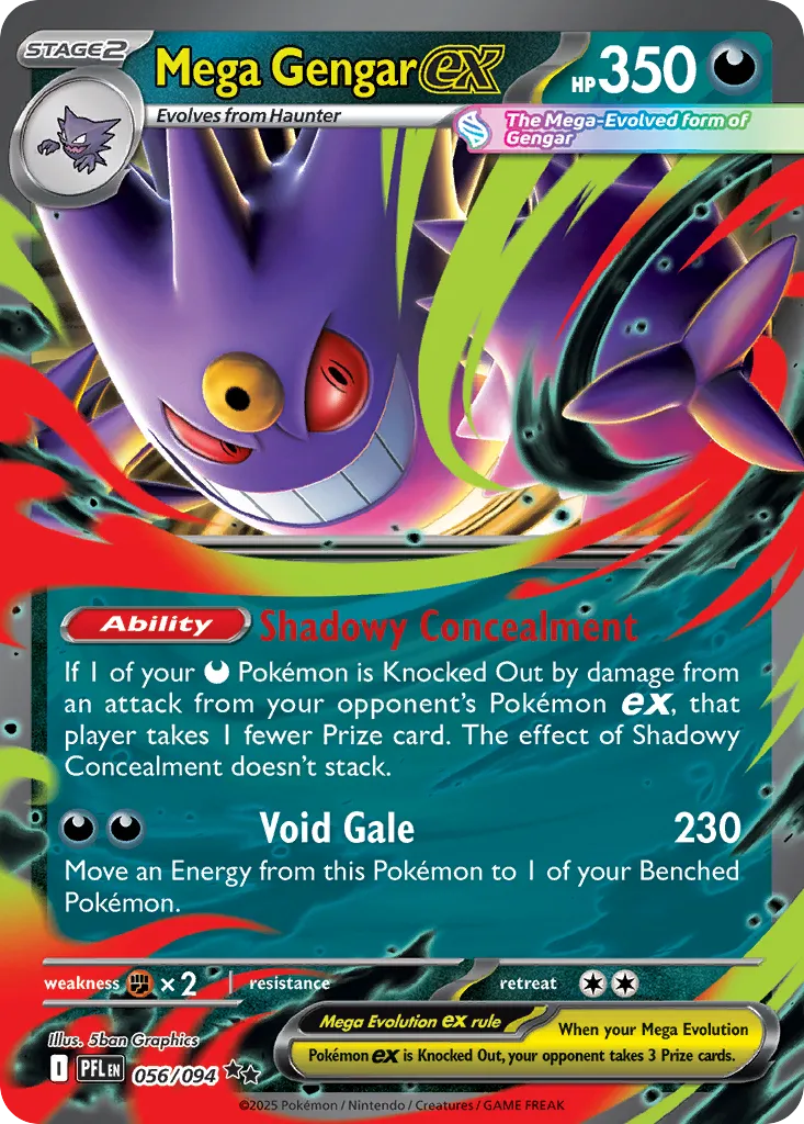 Mega Gengar ex - Phantasmal Flames