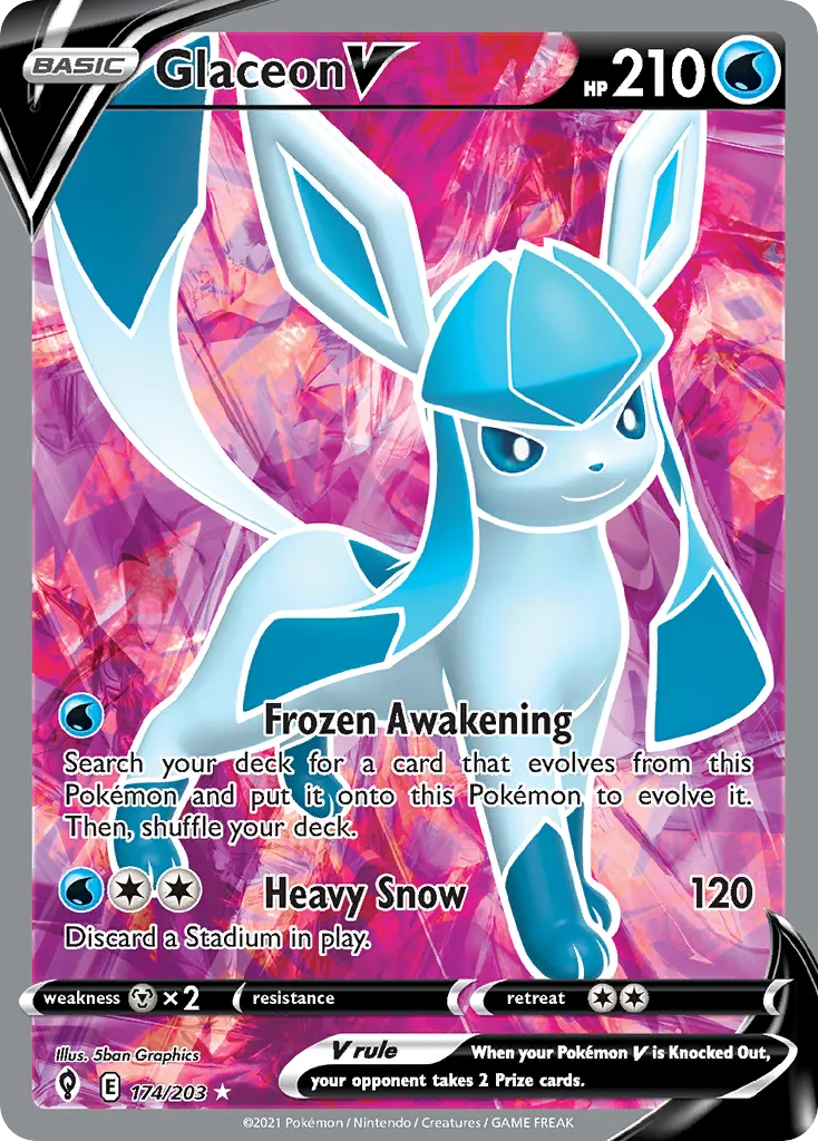Glaceon V - Evolving Skies