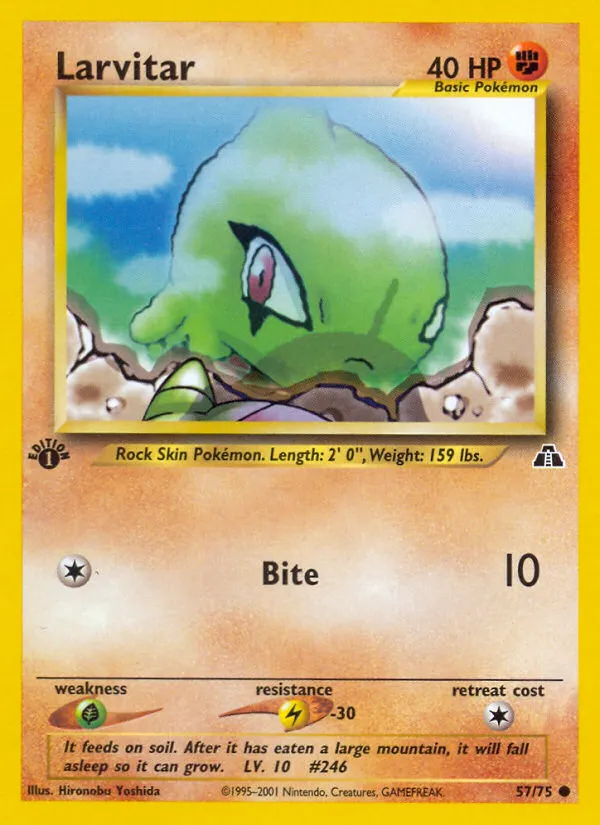 Larvitar - Neo Discovery