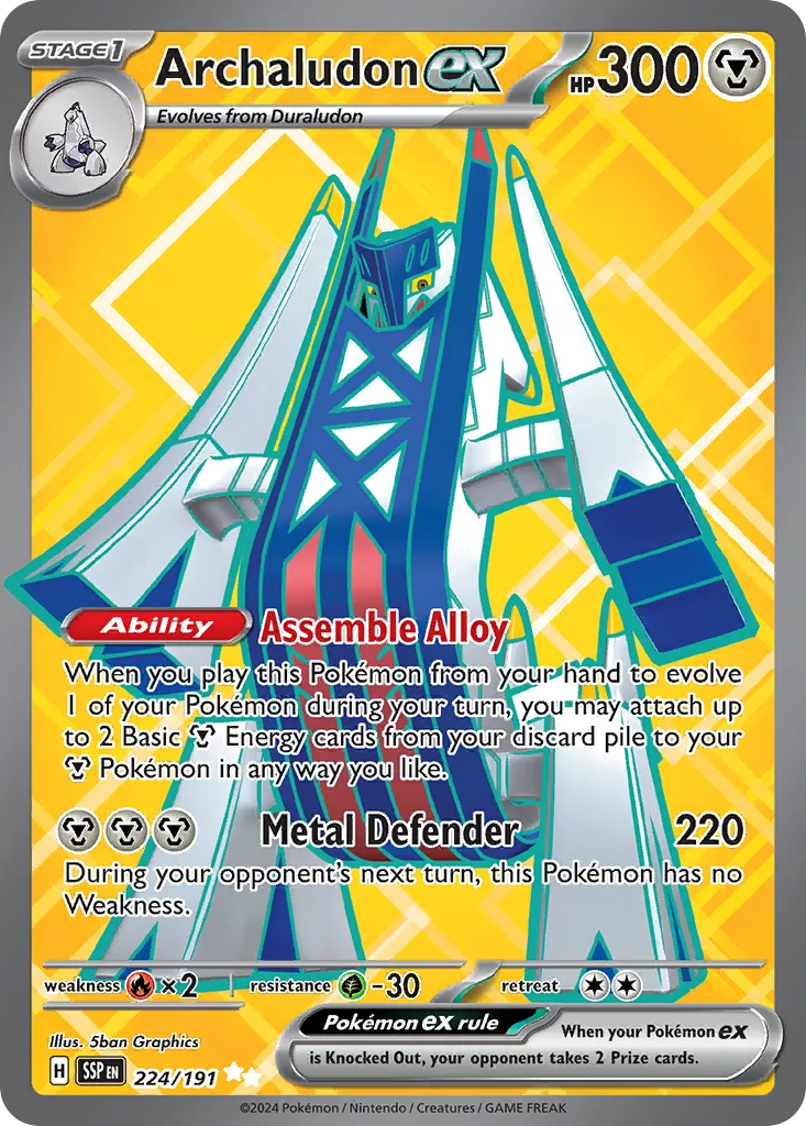 Archaludon ex - Surging Sparks