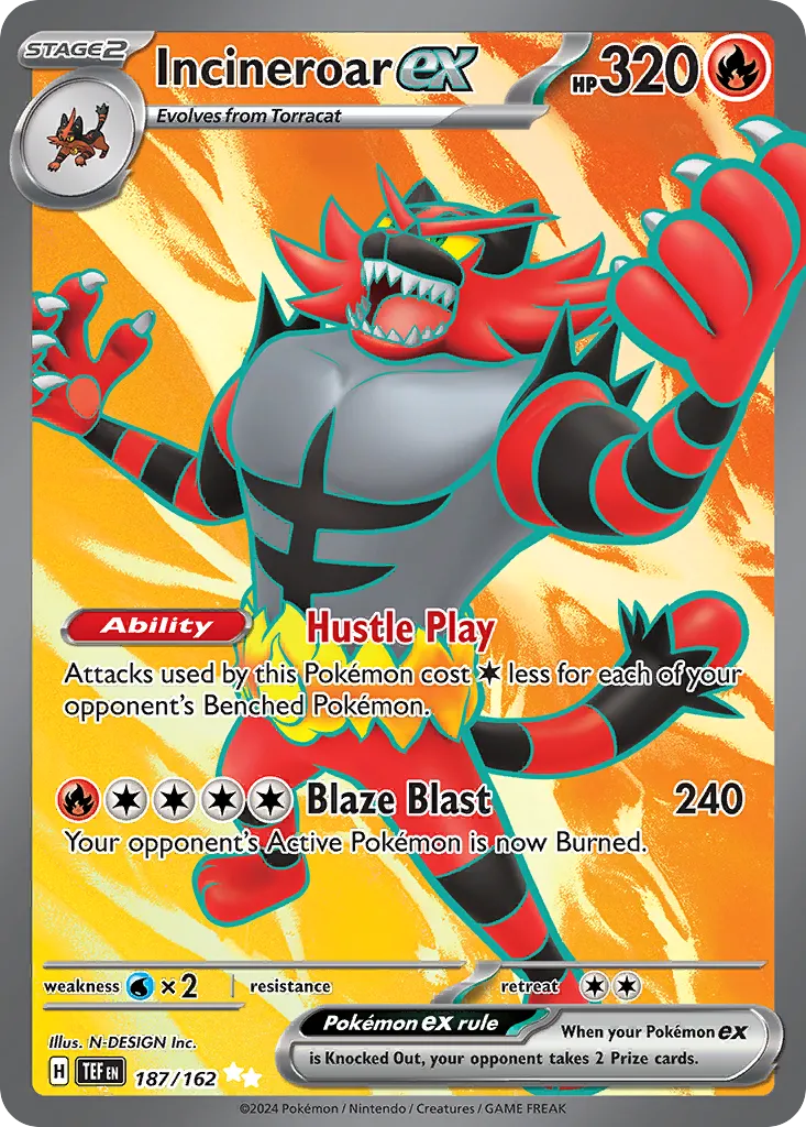 Incineroar ex - Temporal Forces