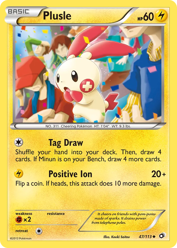 Plusle - Legendary Treasures