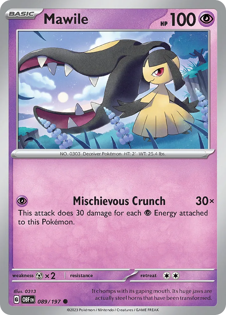 Mawile - Obsidian Flames