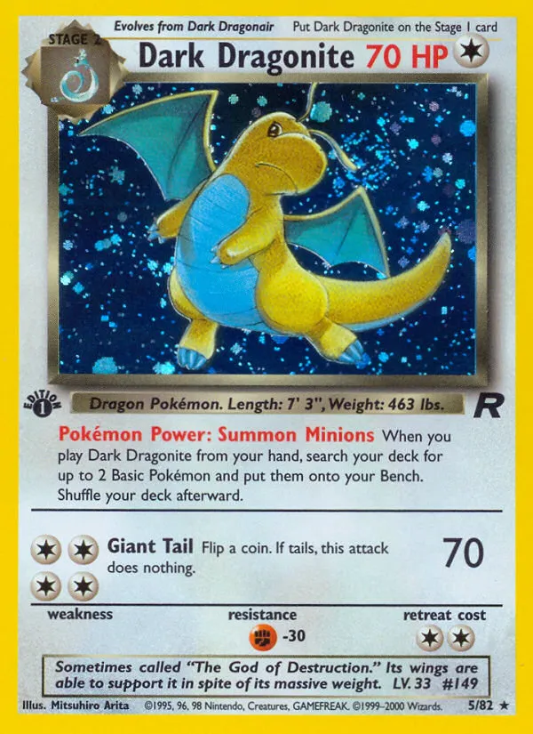Dark Dragonite - Team Rocket