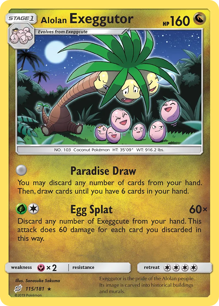 Alolan Exeggutor - Team Up