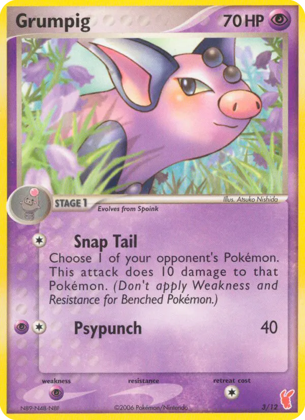 Grumpig - EX Trainer Kit 2 Plusle