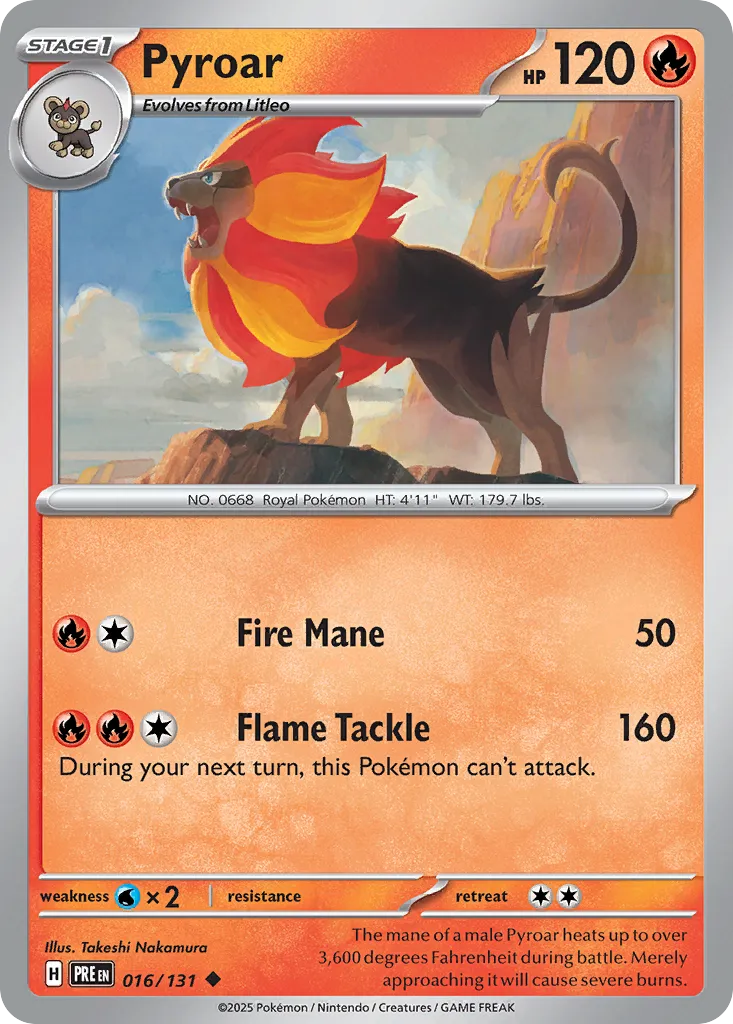 Pyroar - Prismatic Evolutions