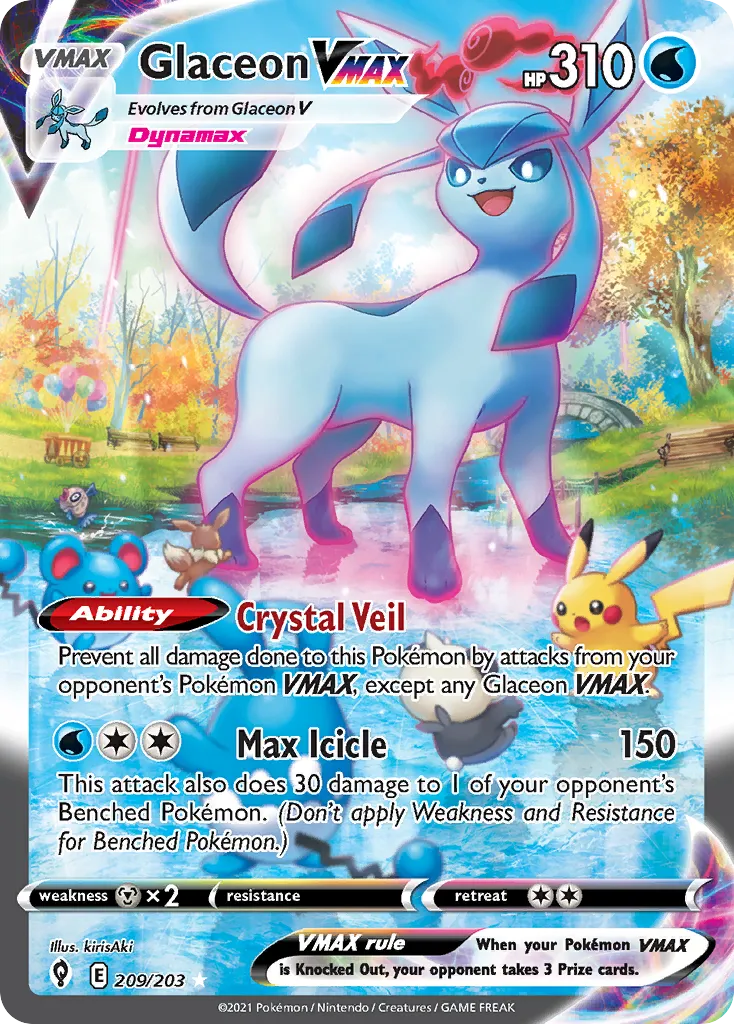 Glaceon VMAX - Evolving Skies