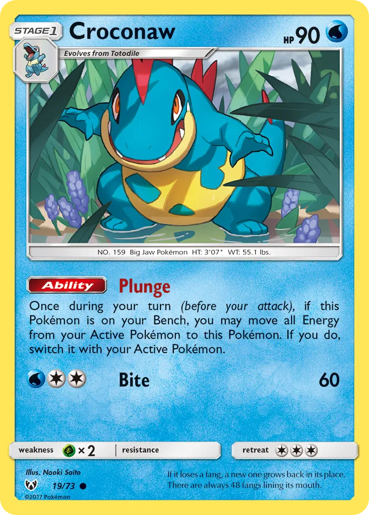 Croconaw - Shining Legends
