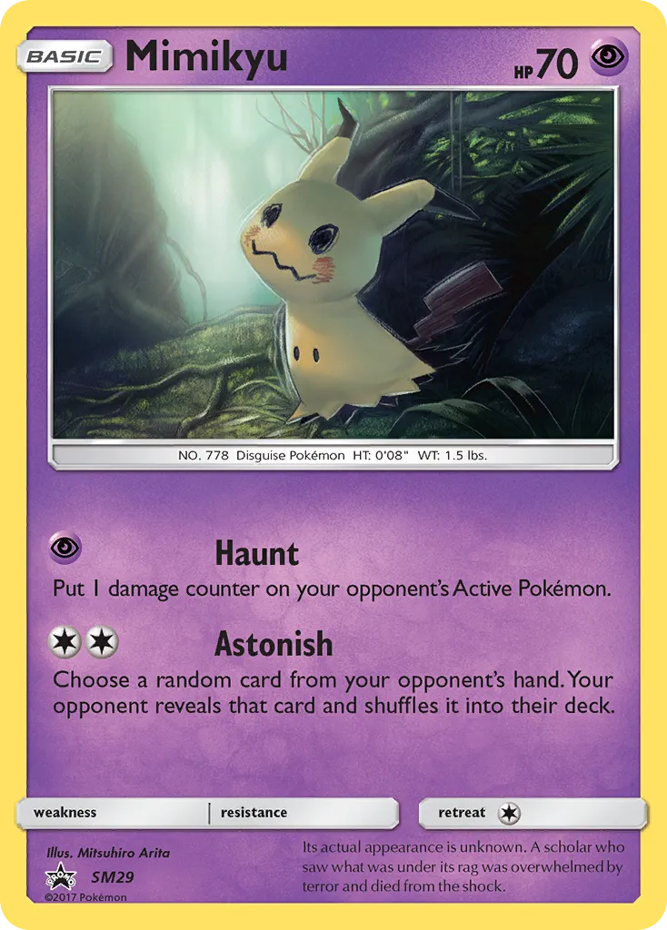 Mimikyu - SM Black Star Promos
