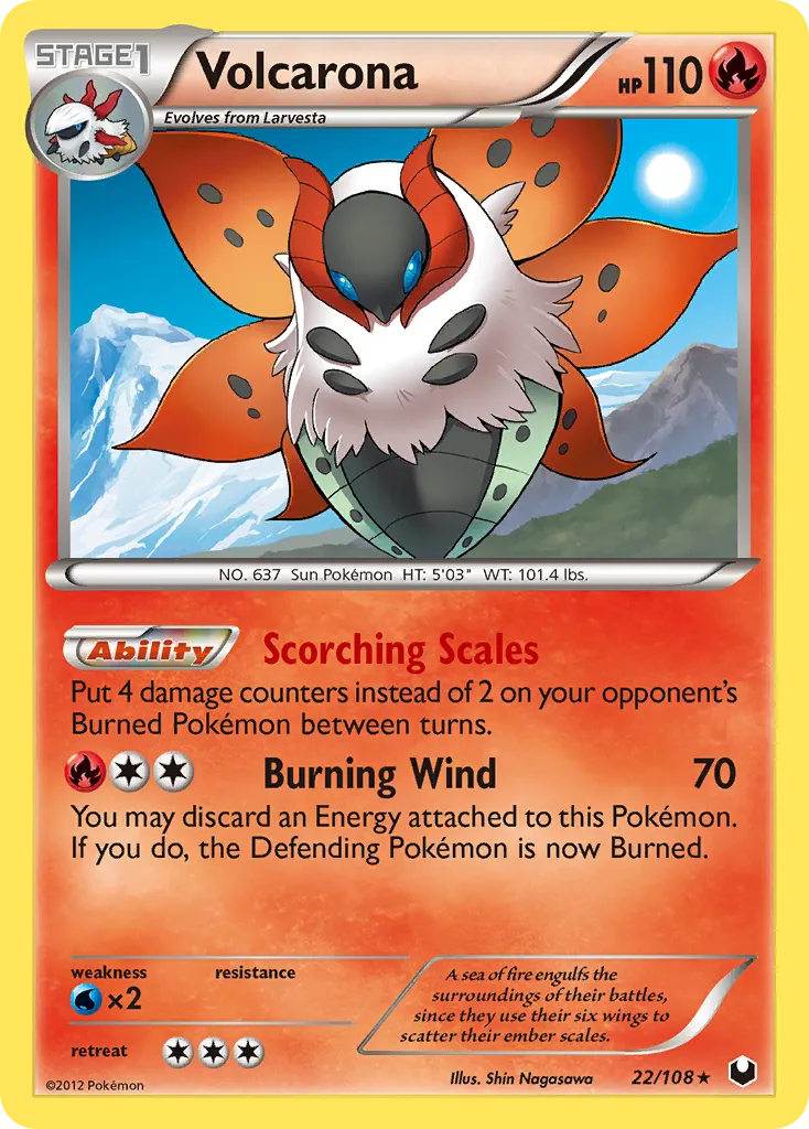 Volcarona - Dark Explorers