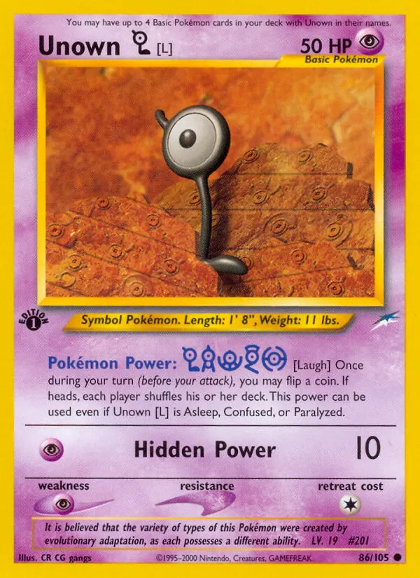 Unown [L] - Neo Destiny