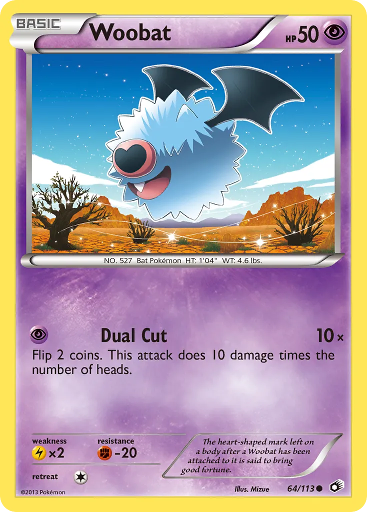Woobat - Legendary Treasures