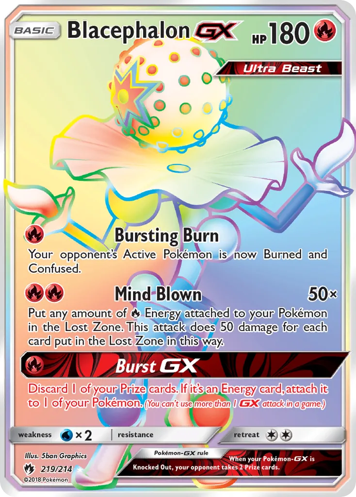 Blacephalon-GX - Lost Thunder