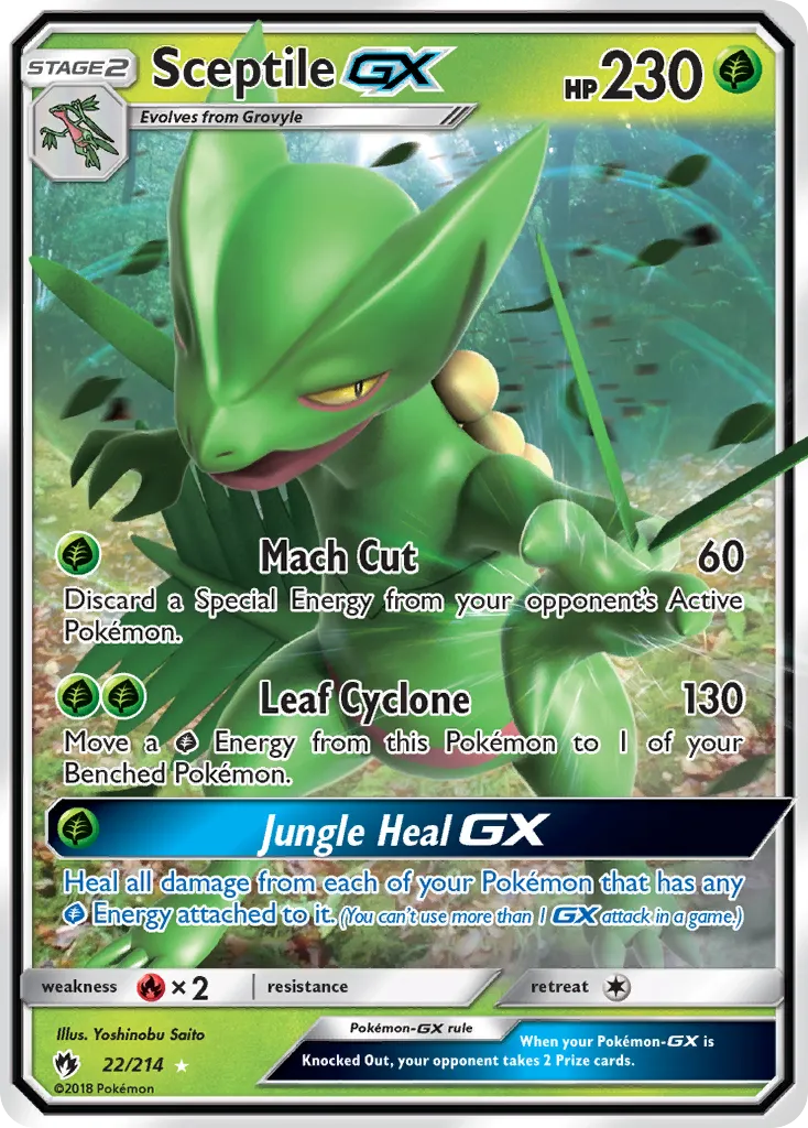 Sceptile-GX - Lost Thunder