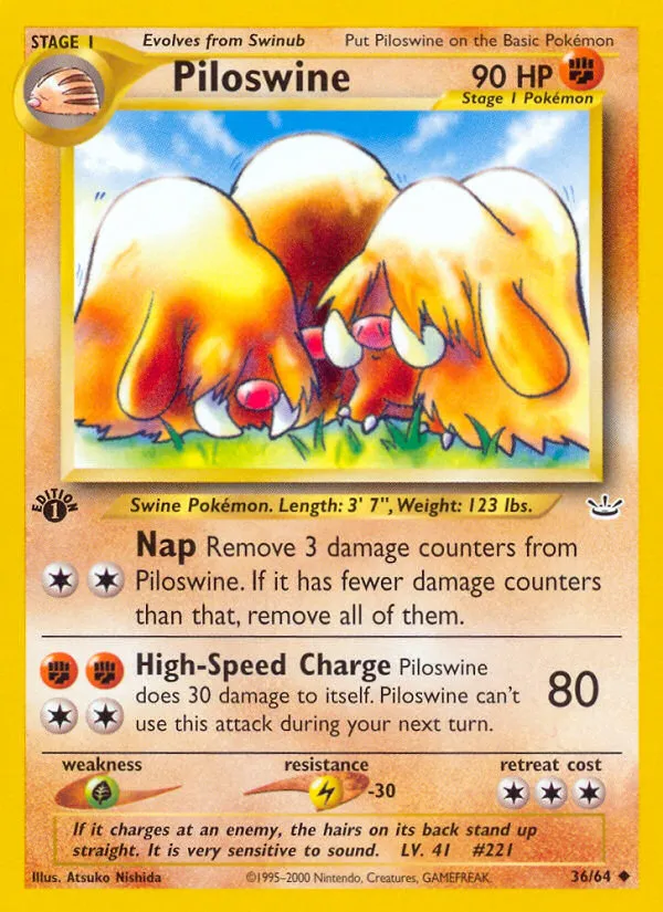 Piloswine - Neo Revelation