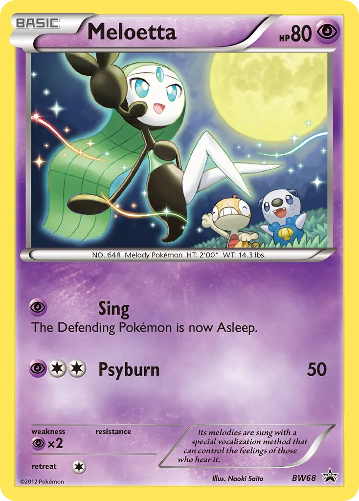 Meloetta - BW Black Star Promos