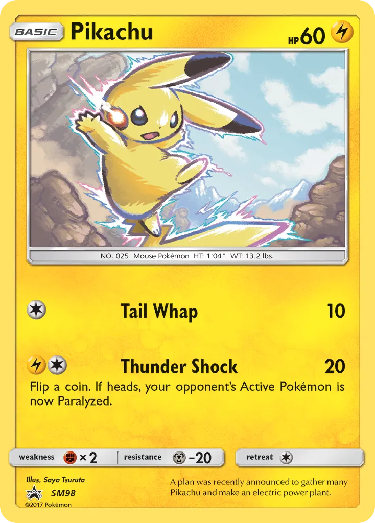 Pikachu - SM Black Star Promos