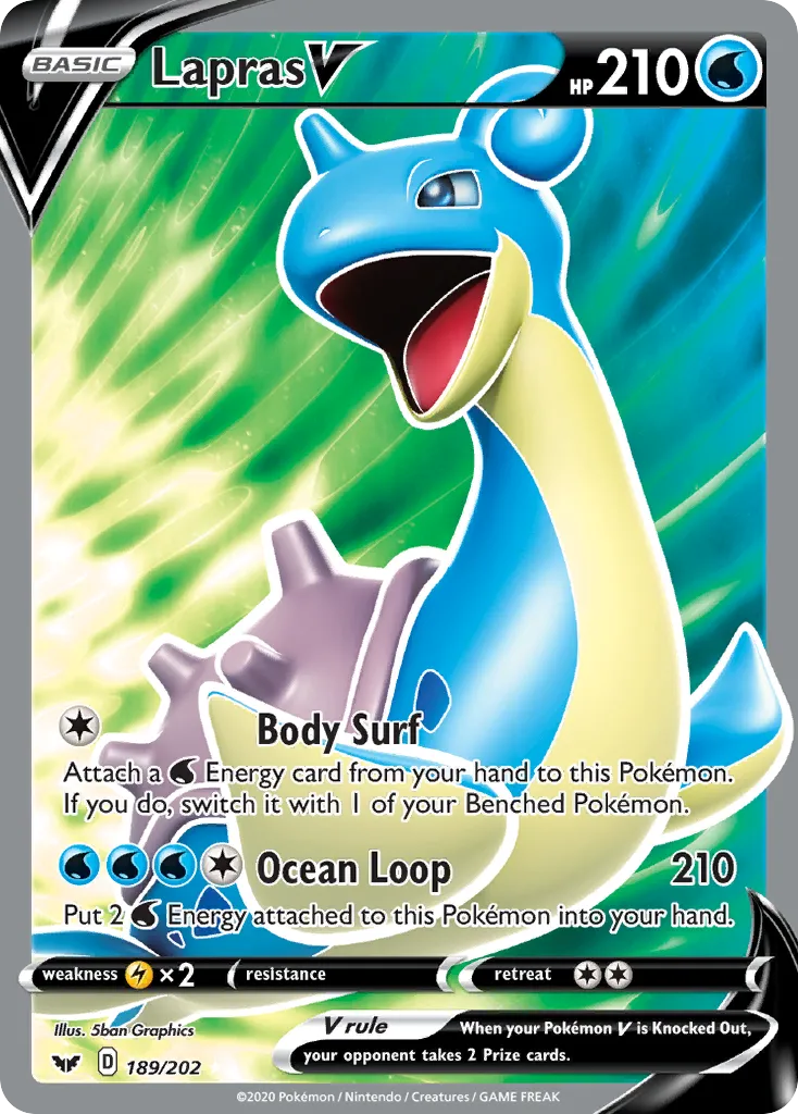 Lapras V - Sword & Shield