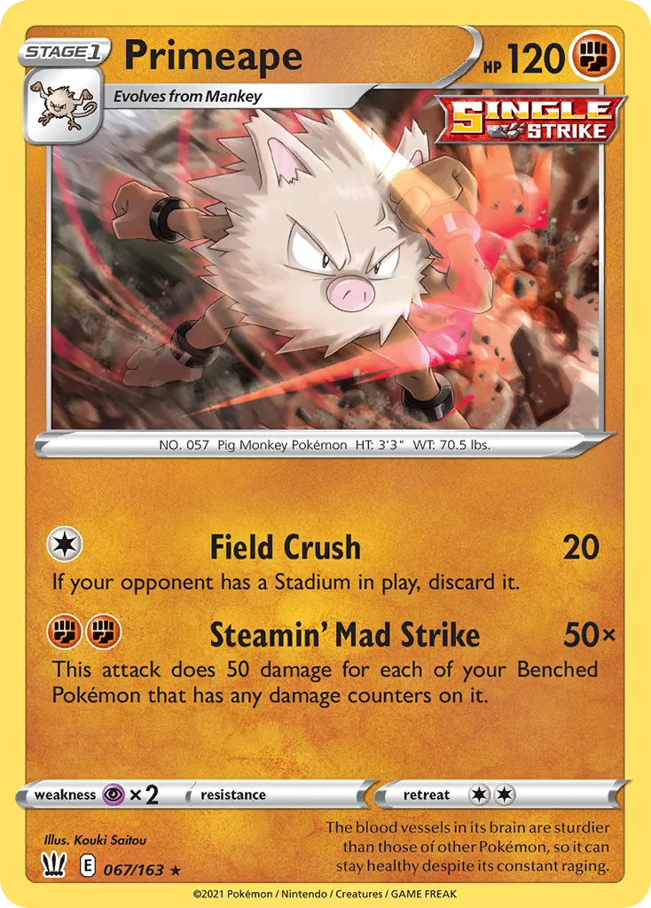 Primeape - Battle Styles