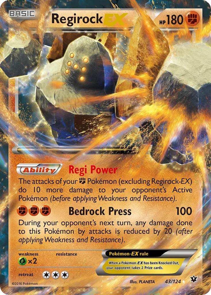 Regirock-EX - Fates Collide