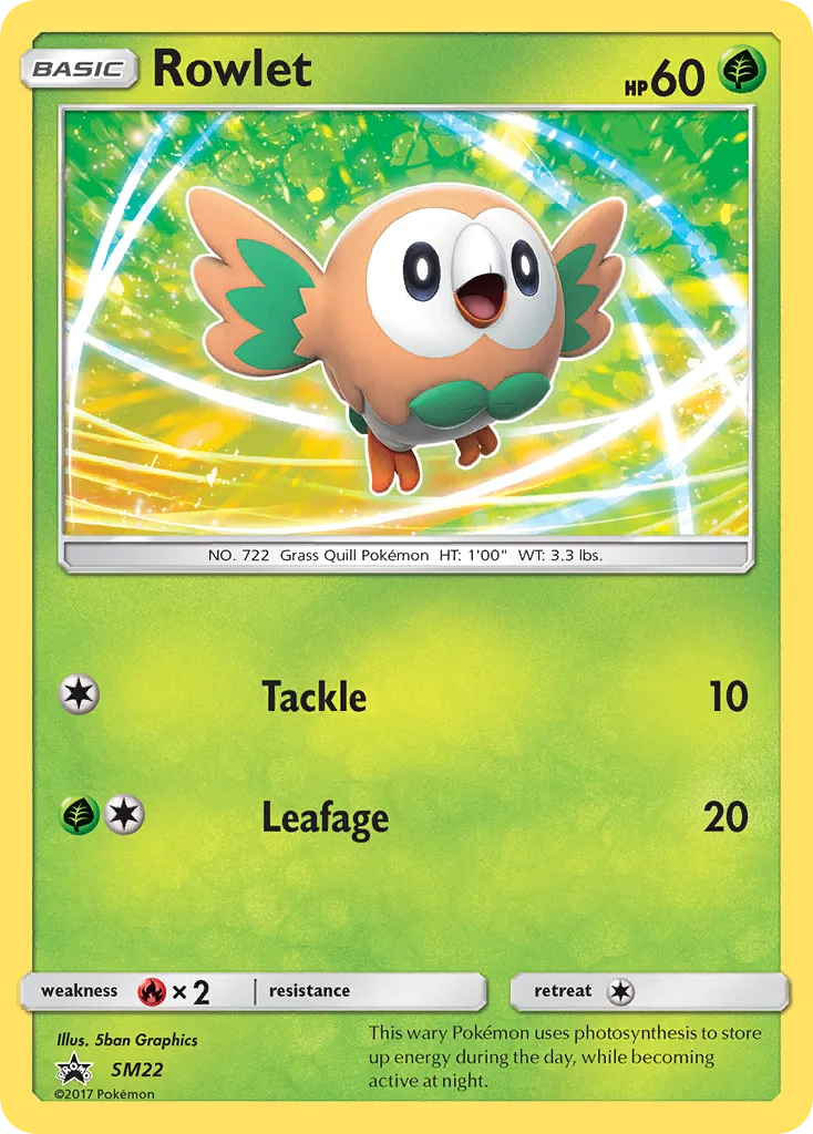 Rowlet - SM Black Star Promos