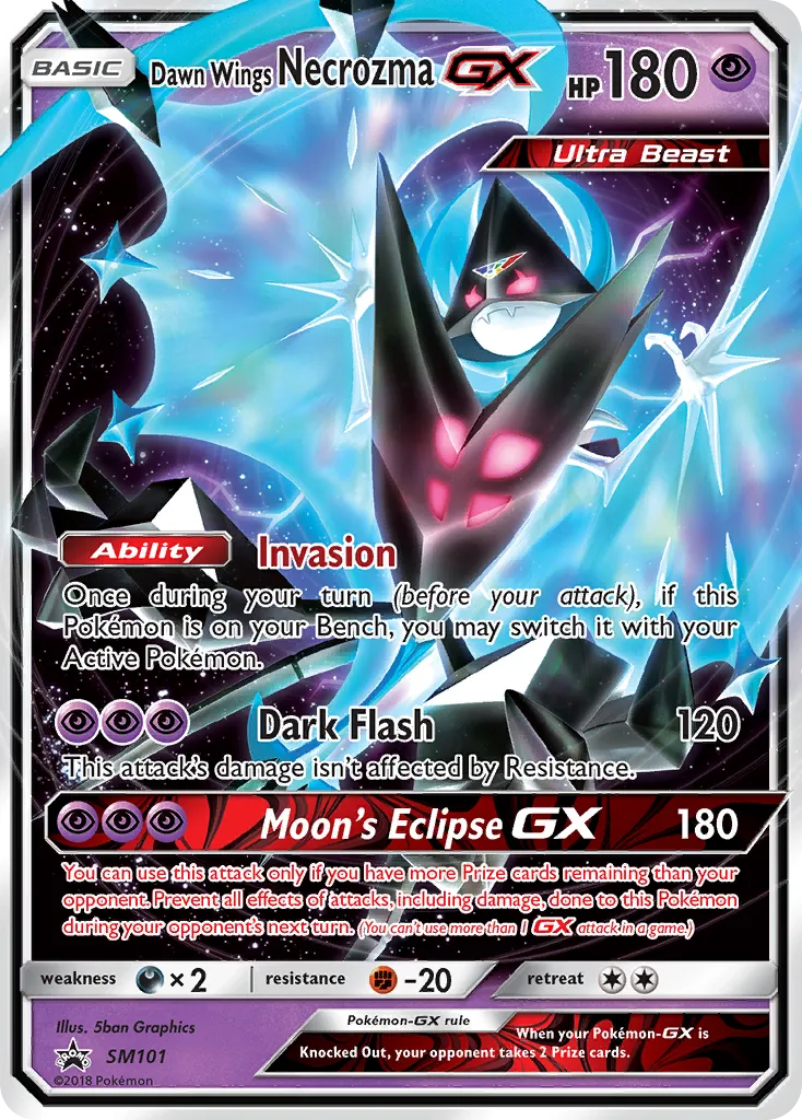 Dawn Wings Necrozma-GX - SM Black Star Promos