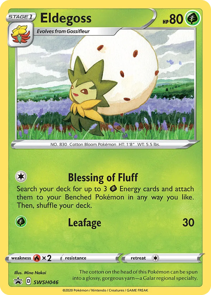 Eldegoss - SWSH Black Star Promos