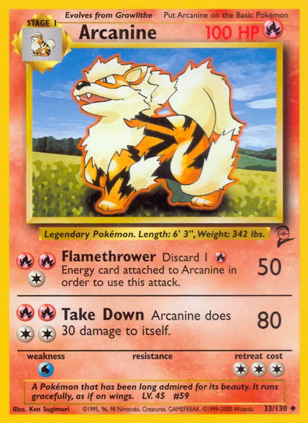 Arcanine - Base Set 2