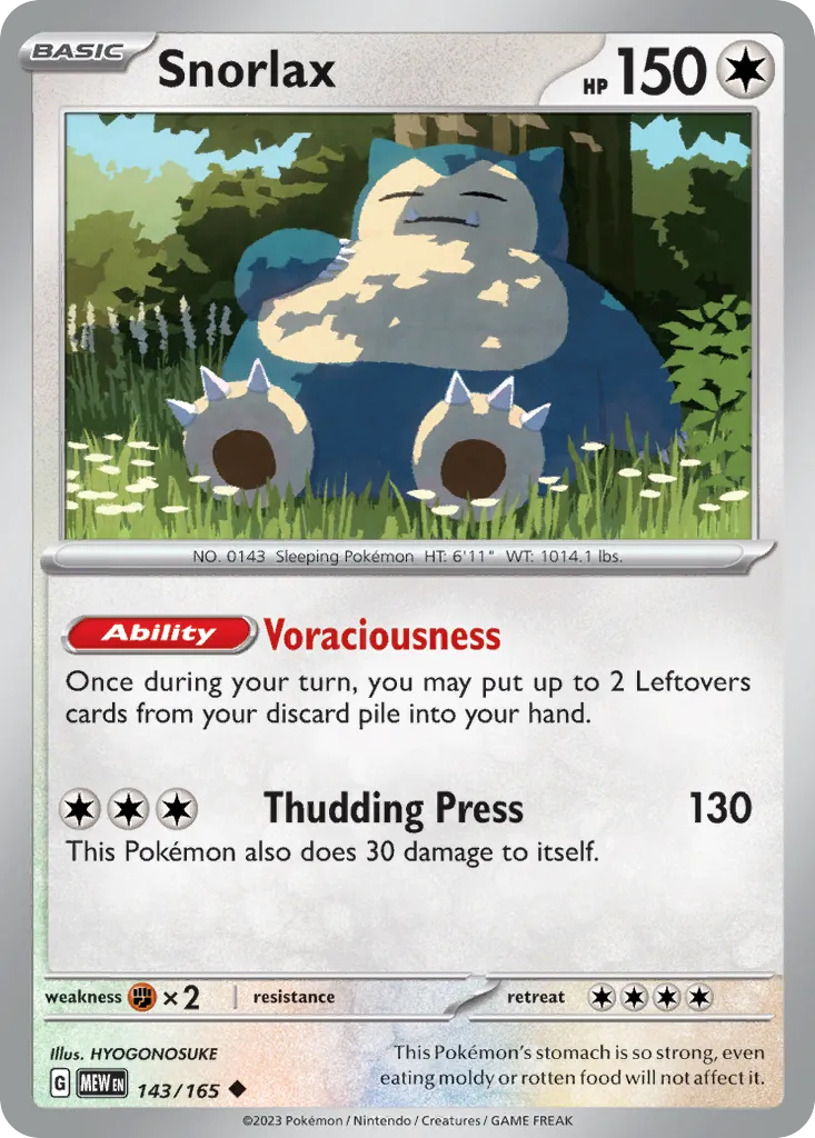 Snorlax - 151