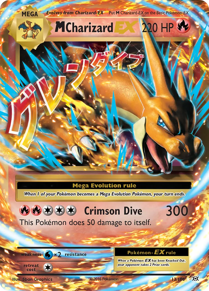 M Charizard-EX - Evolutions