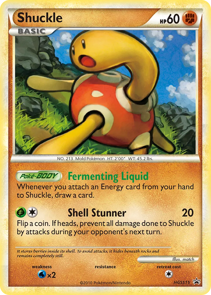 Shuckle - HGSS Black Star Promos
