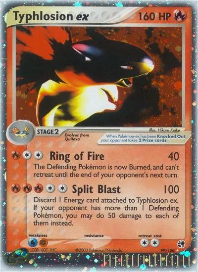Typhlosion ex - Sandstorm
