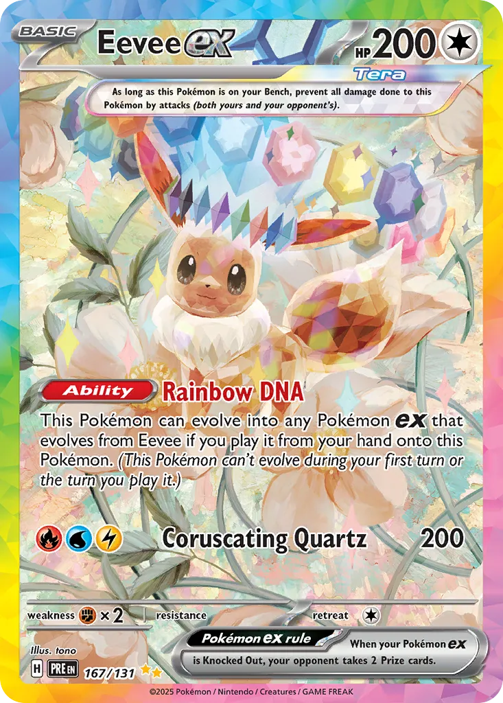 Eevee ex - Prismatic Evolutions