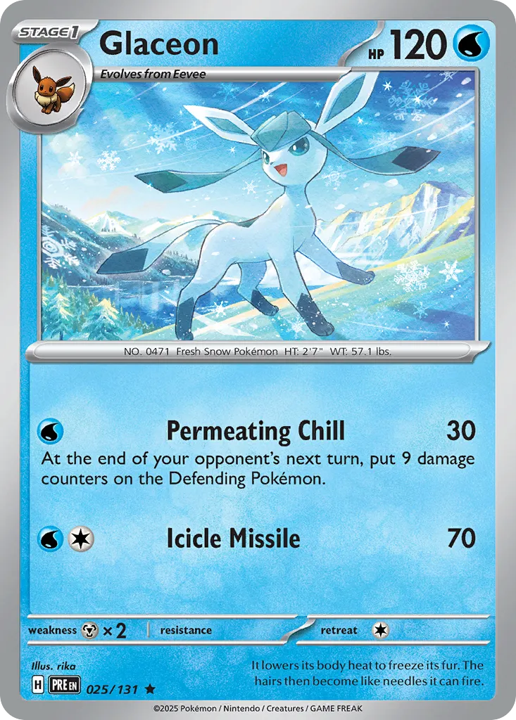 Glaceon - Prismatic Evolutions